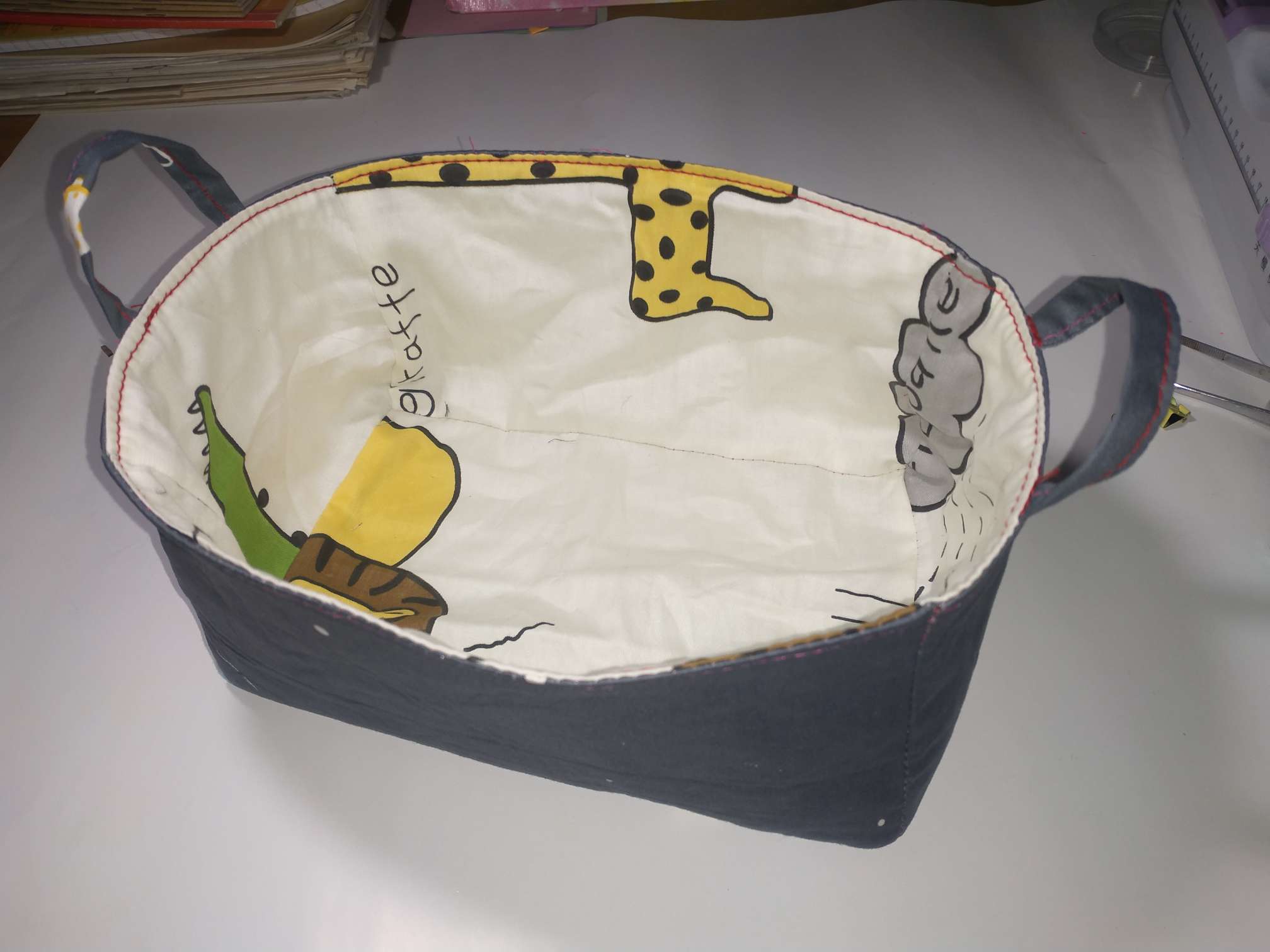 布艺收纳筐