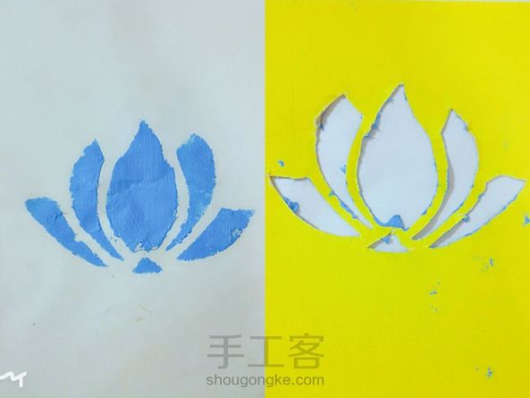 荷花刺绣（印染）