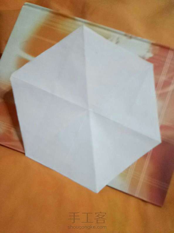 正方形纸裁正六边形