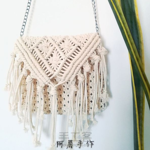 macrame   淑女风编织包