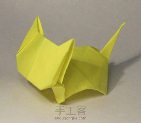 (转)折纸小猫