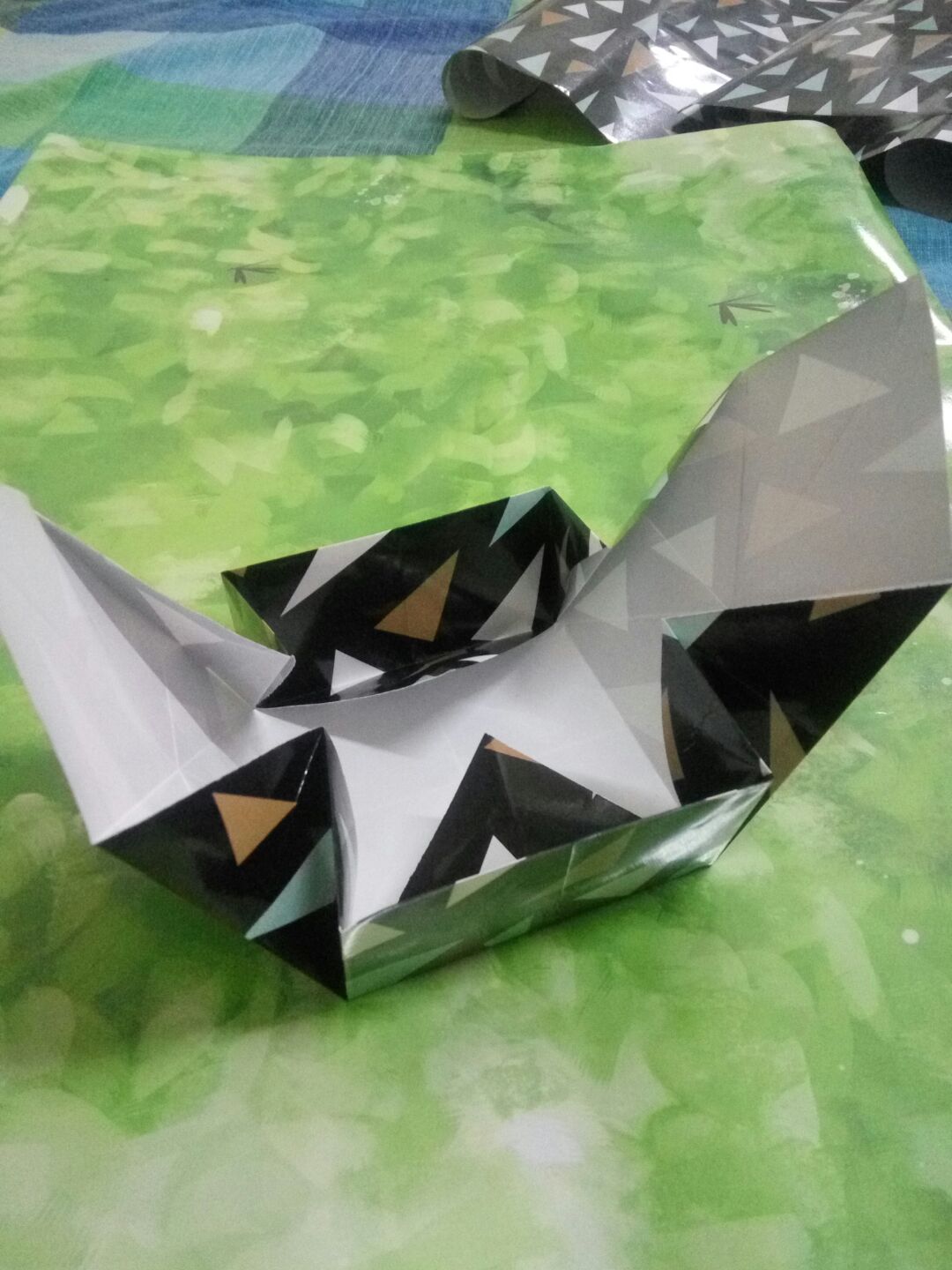 超简单糖果盒果皮盒 第14步