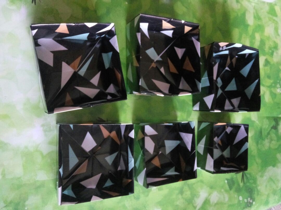 超简单糖果盒果皮盒 第19步