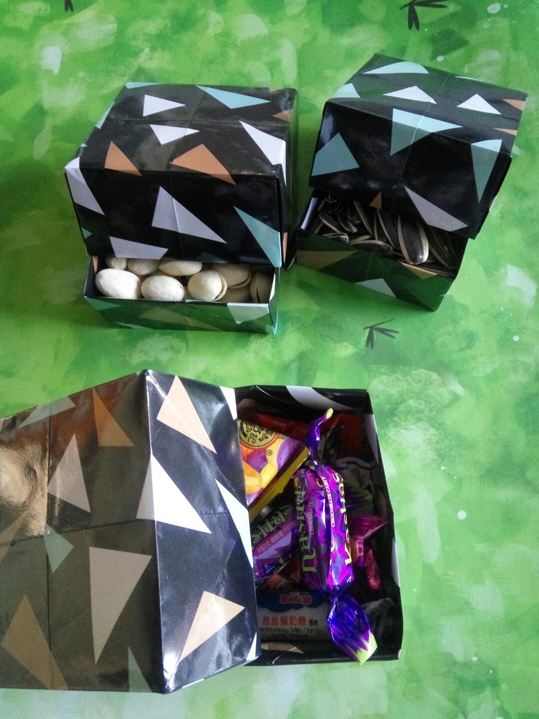 超简单糖果盒果皮盒 第21步