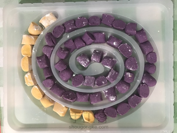 芋圆（自己亲手做的三种口味）
