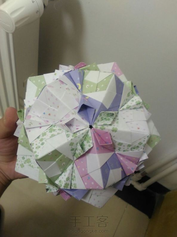 桃花花球（自创的）