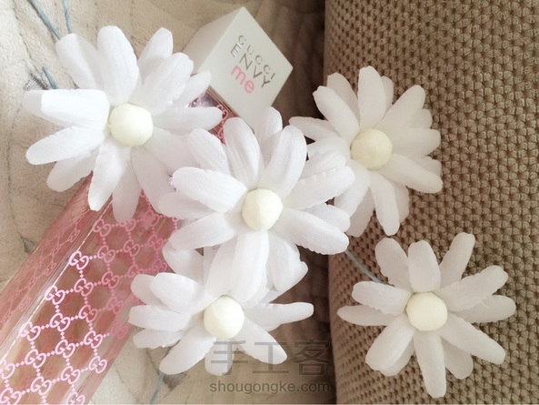 手作造花教程の小雏菊