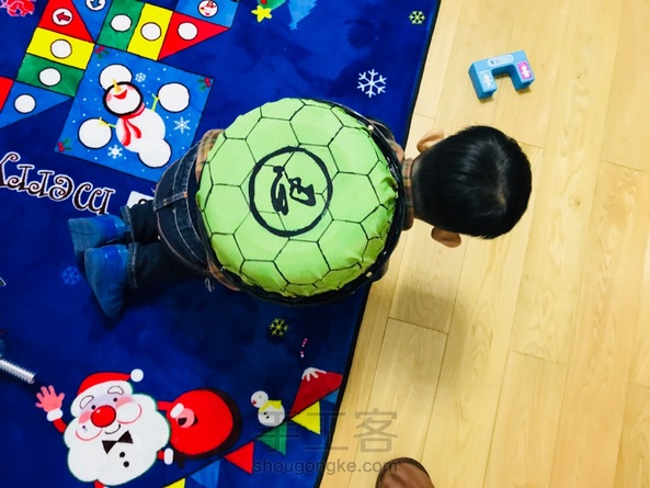 幼儿园手工作业乌龟壳
