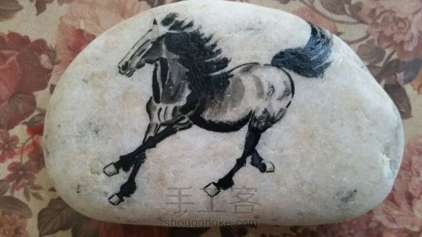 石头画之马