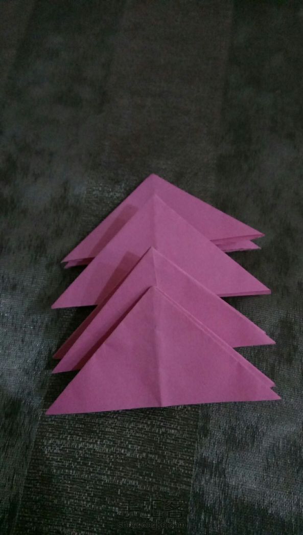 两种折双三角形最简单的方法