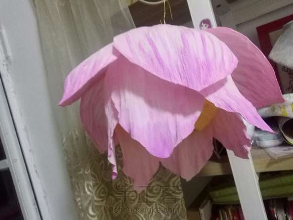 来,做个荷花灯