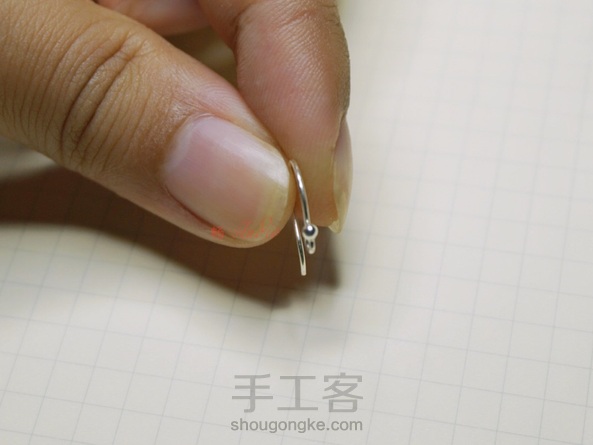 救场!球针做耳钩