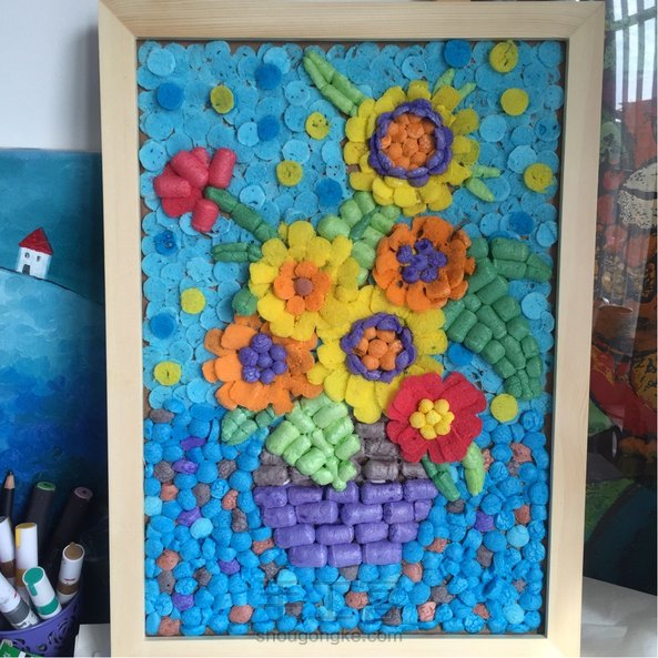 魔法玉米立体装饰画