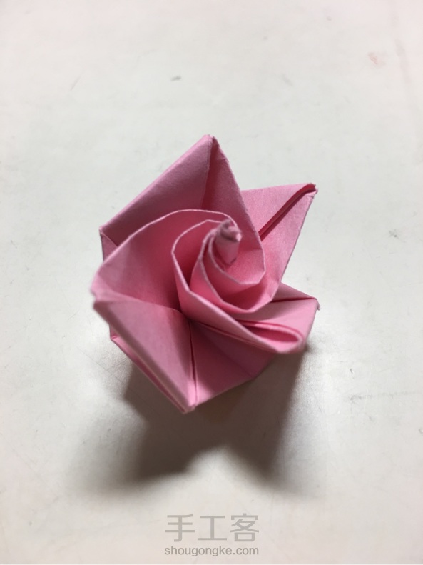 简易纸玫瑰