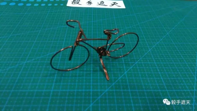 【金属绕线】绕线自行车制作（第1期）高赛公路车 第14步