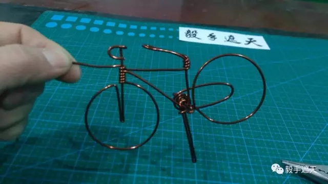 【金属绕线】绕线自行车制作（第1期）高赛公路车 第10步