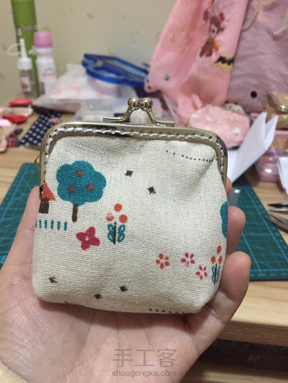 基础一片式金口包,零钱包详细