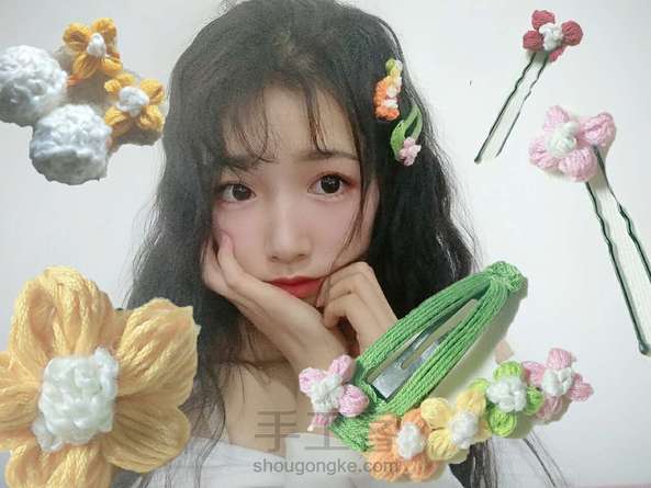 会打结就能学会的少女心发饰,超可爱