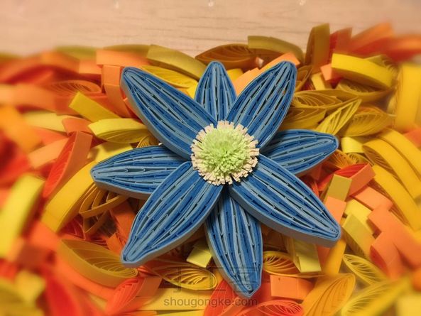 衍纸部件制作:花