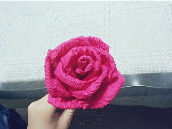 皱纹纸玫瑰(3)