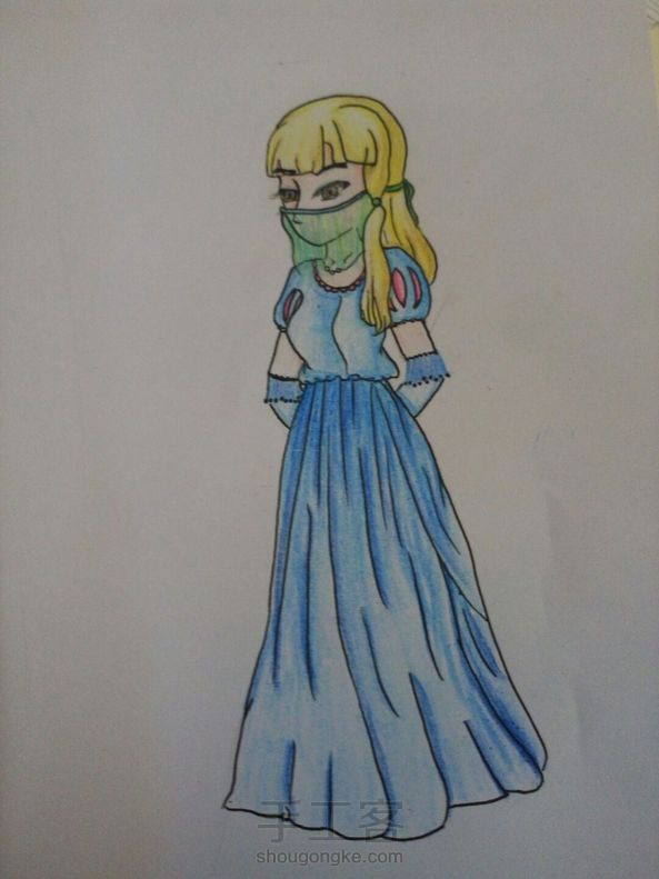 美美的遮脸女子（2）