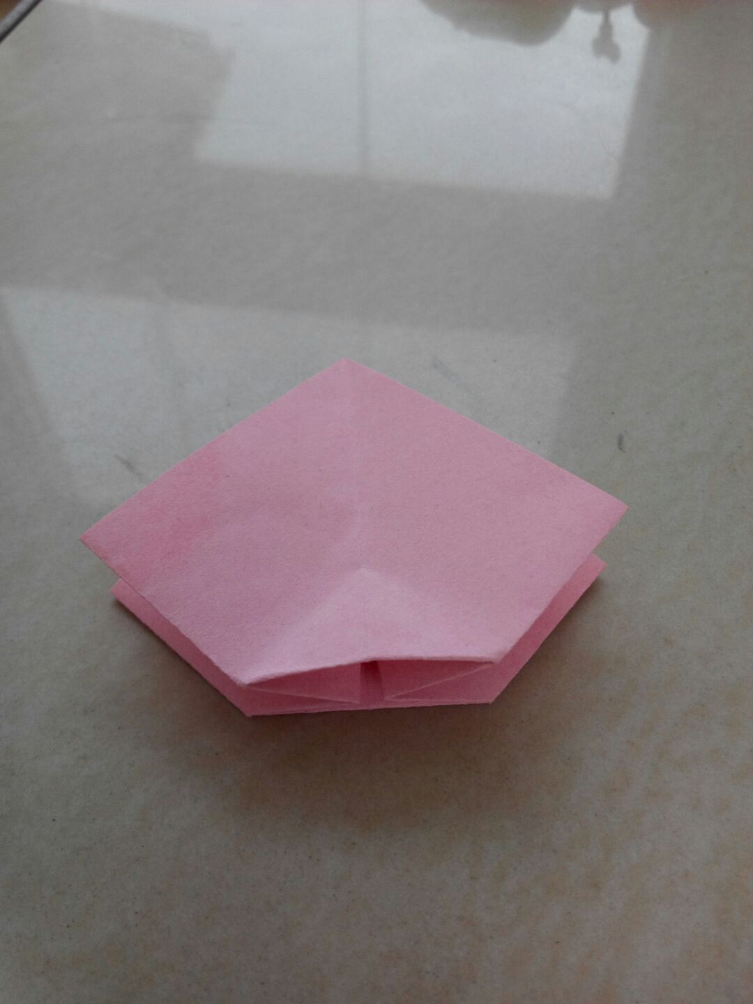 纸蝴蝶结的折法 第4步