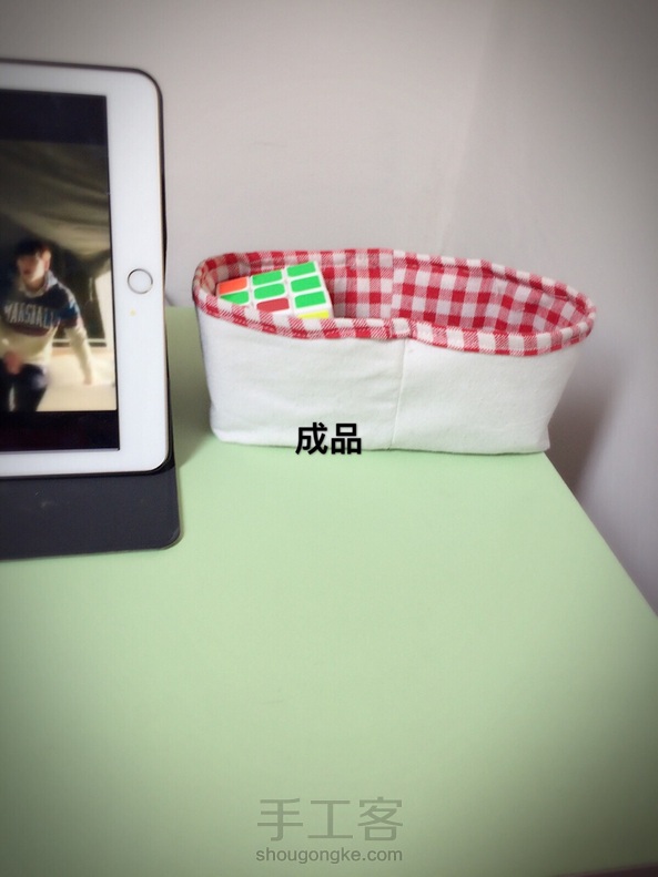 布艺收纳篮