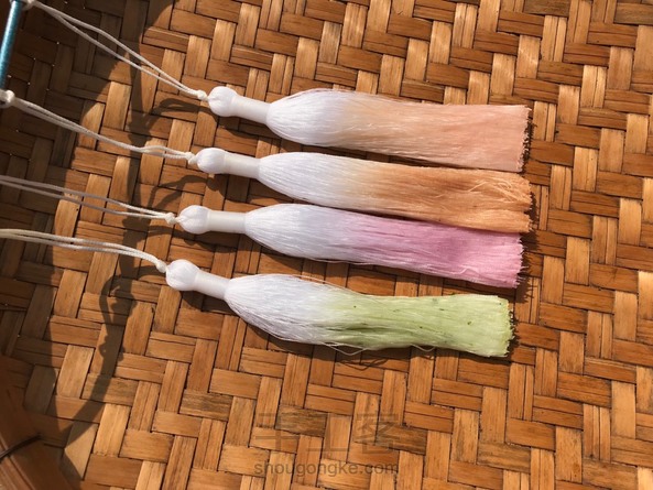 草木染渐变流苏(二)