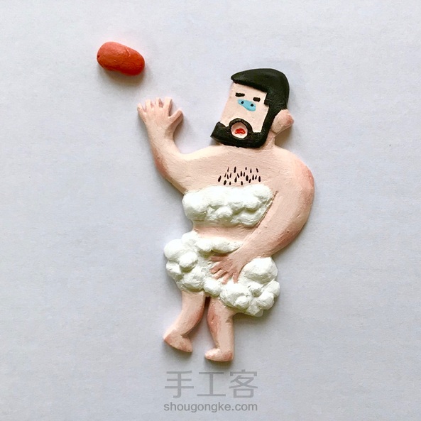 粘土猛男捡肥皂