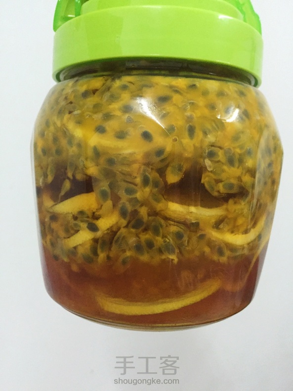 这个夏天越吃越白白成一道光范冰冰同款百香果柠檬蜂蜜水果茶