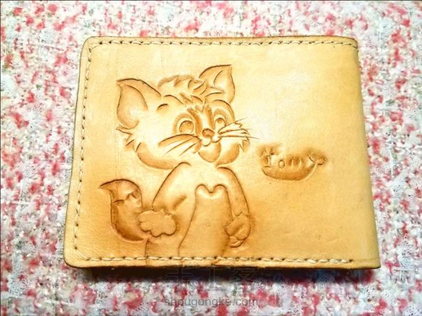 Tom和Jerry   皮雕皮艺钱夹