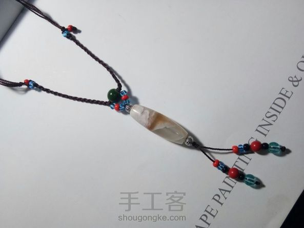樱花桶珠吊坠(偷懒款)