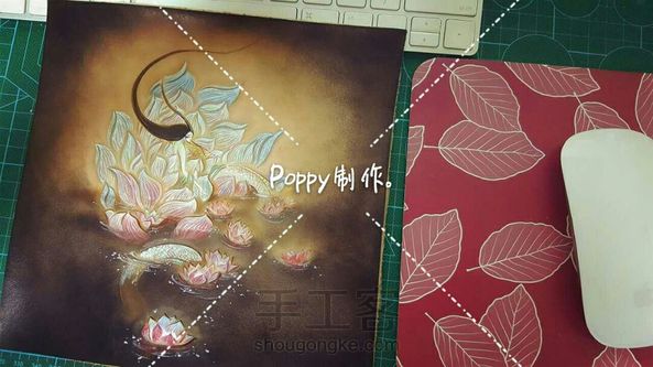 第一次做的皮雕。来看看吧🐳原图作者杉泽。皮雕制作poppy