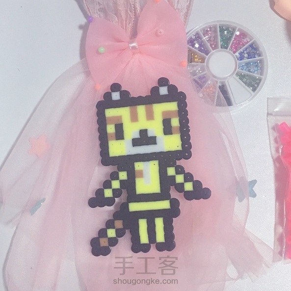 拼豆 小猫阿楞
