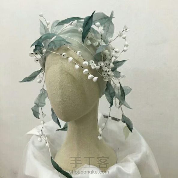 头纱与烫花的结合，新娘头纱搭配，教程，造花的艺术。