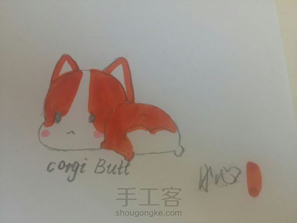 corgiButt阿基狗画法