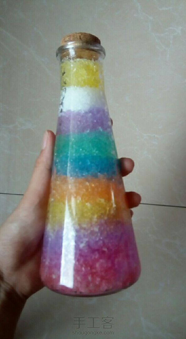 青柠彩虹瓶