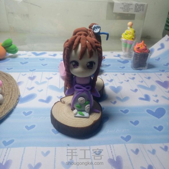 粘土古风小人。