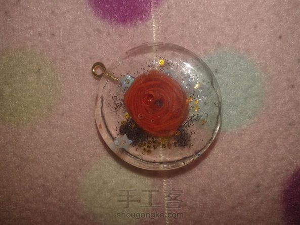 (原创)衍纸滴胶饰品