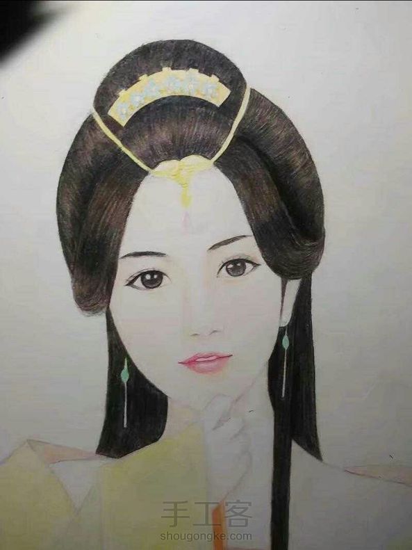 手绘古风美人