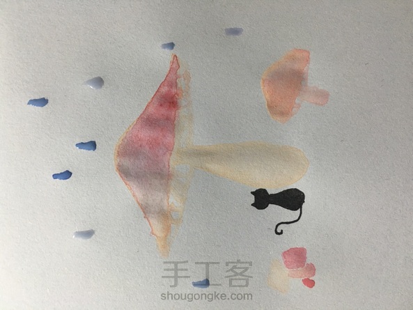 蘑菇密语🍄（水彩画4）