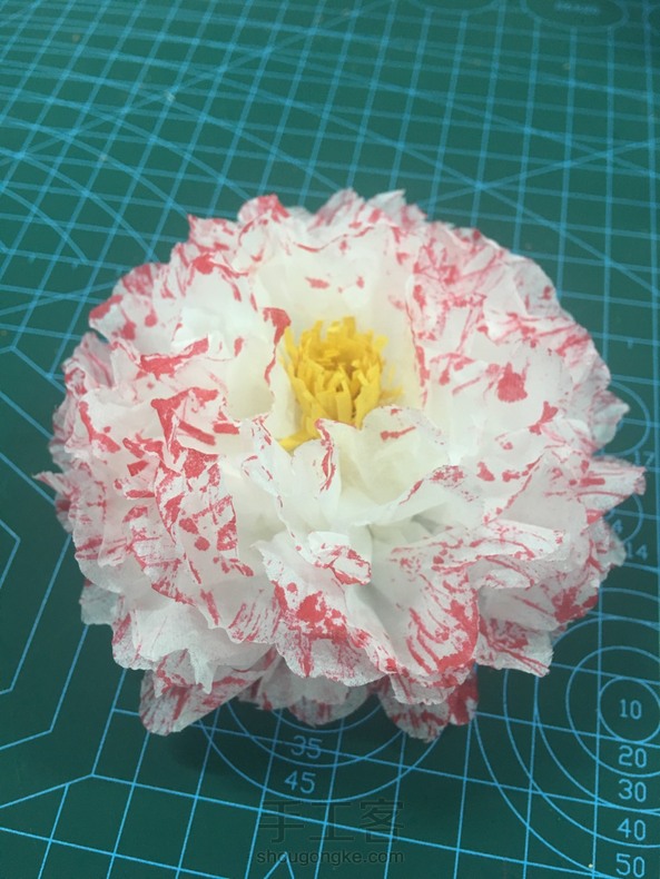 纸艺牡丹花教程