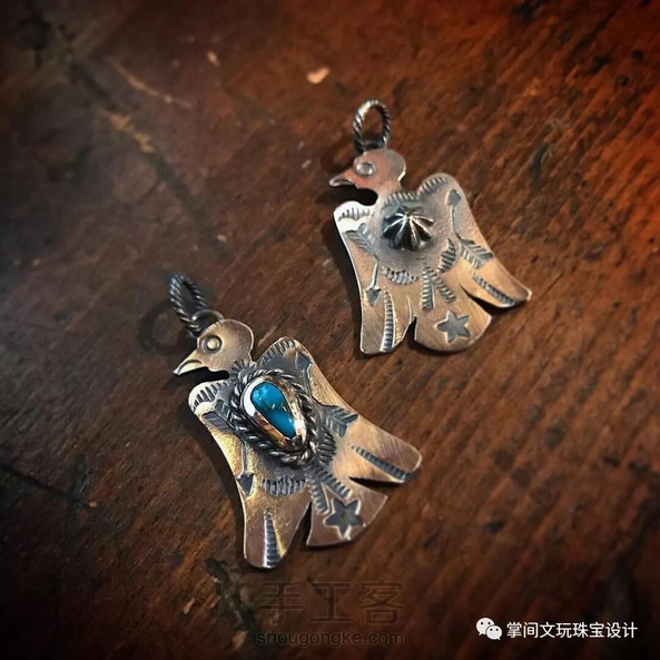 印第安老鹰吊坠来一个,全程细节教程!