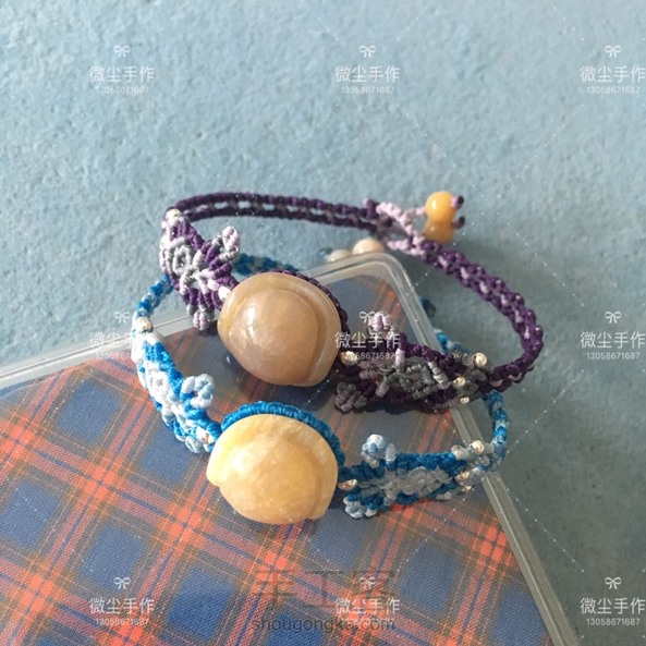 珊瑚玉富甲天下手绳~富甲·盼