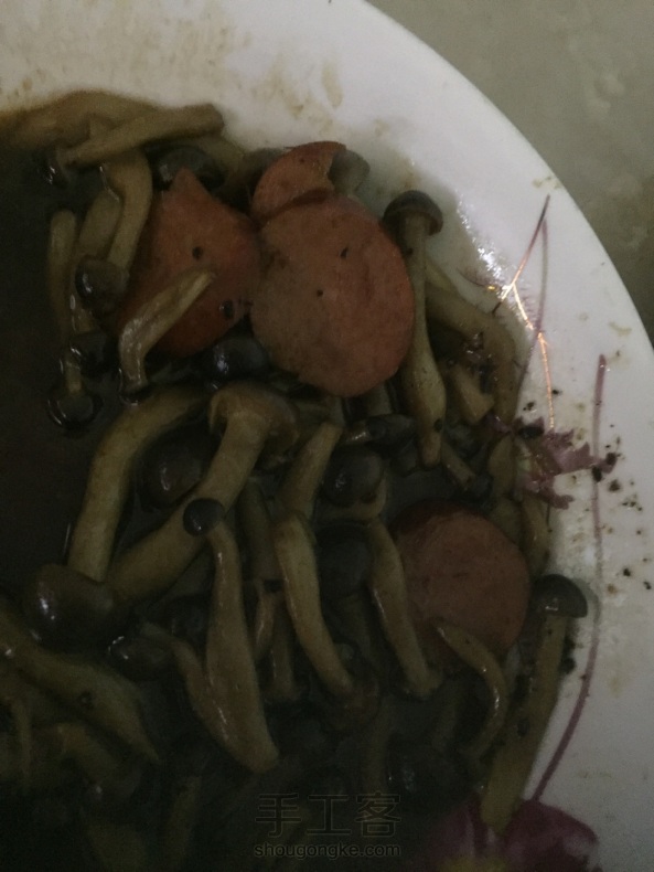 黑椒火腿蟹味菇