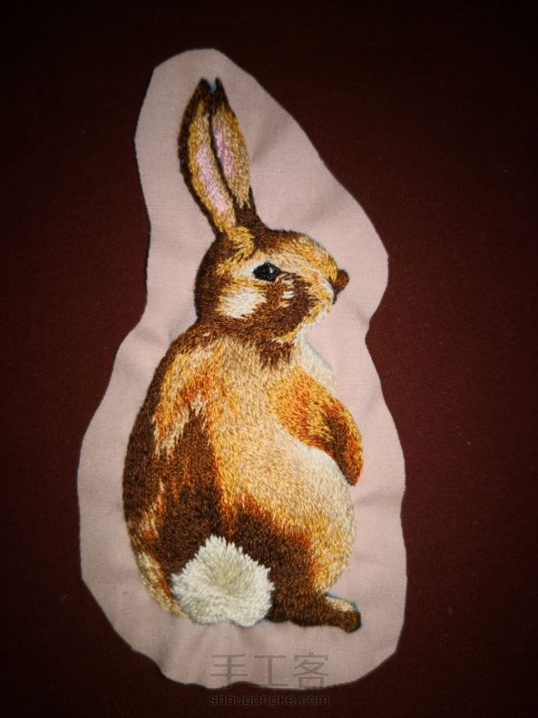 刺绣兔子