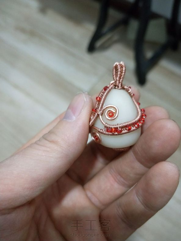 金灯菩提吊坠