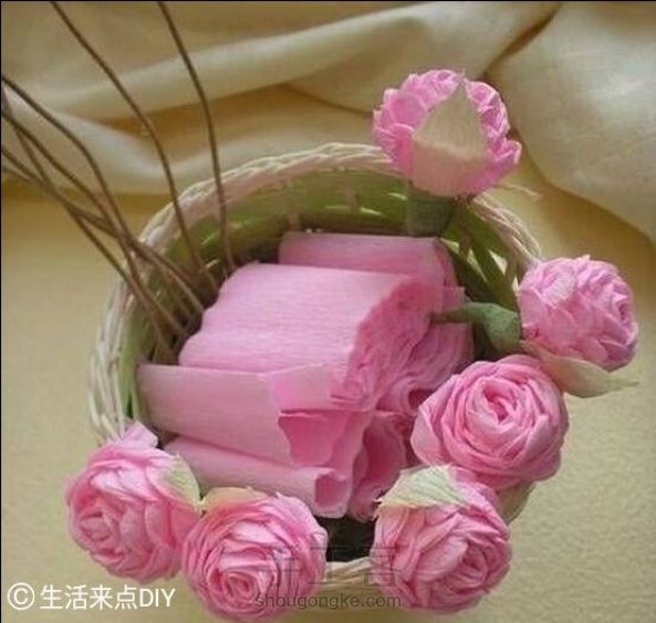 手工折纸玫瑰，送给爱的人
