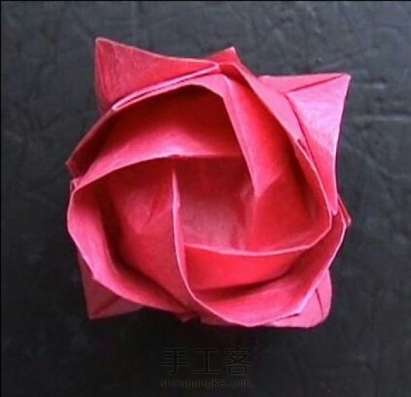 纸玫瑰教程