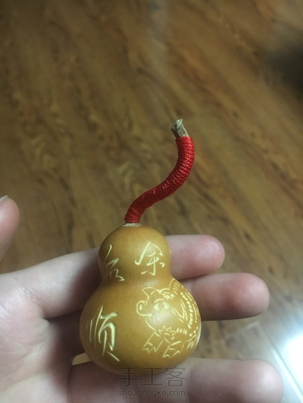 雕刻葫芦:本命猪年